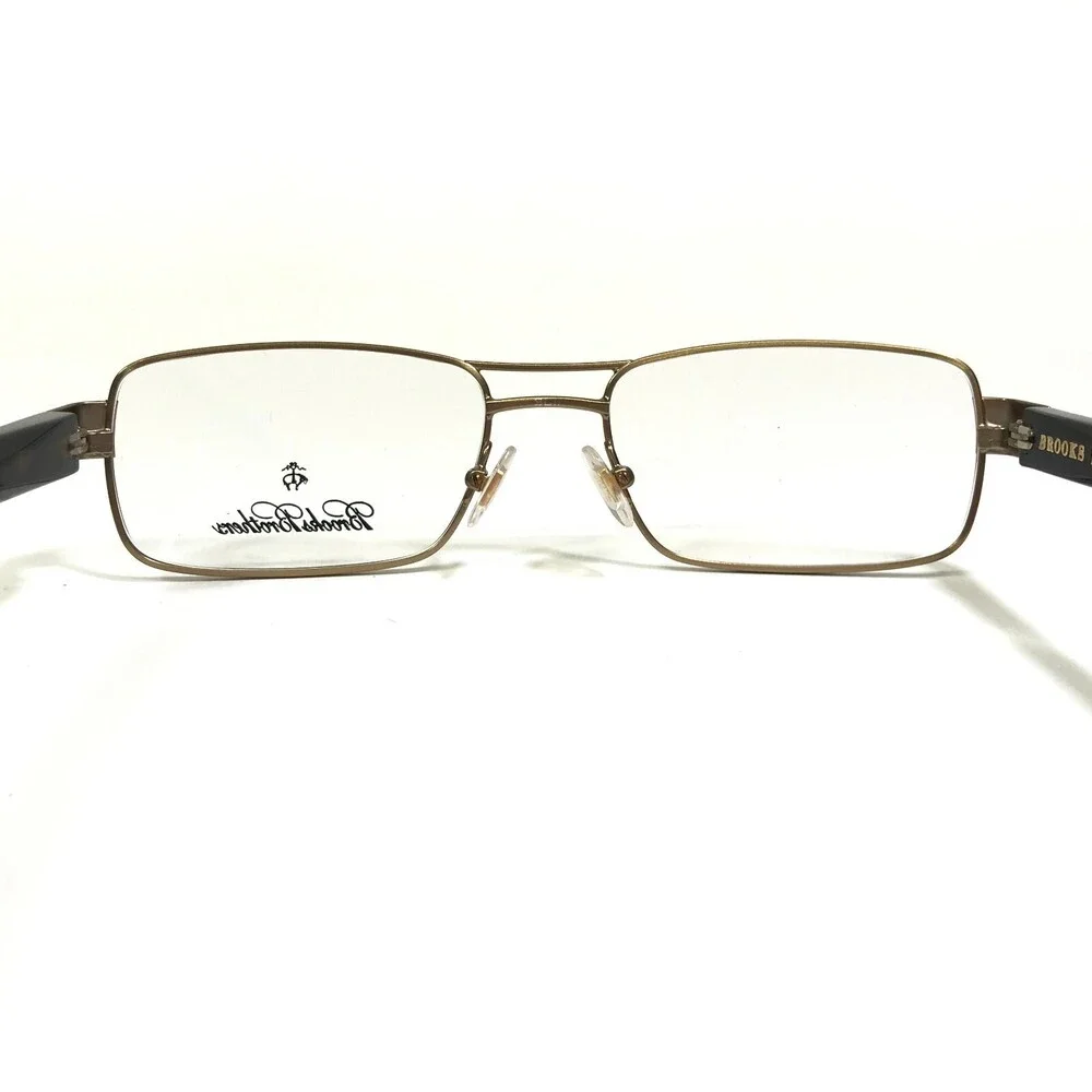 Brooks Brothers Eyeglasses Frames BB1011 1526 Brown Tortoise Dark Gold 53-17-145
